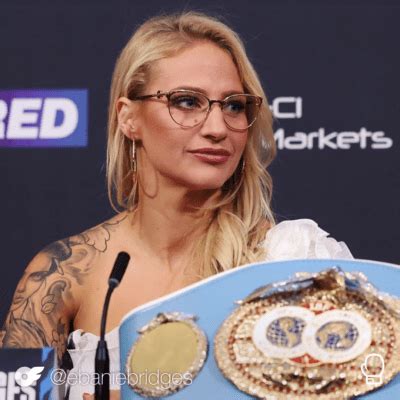 ebanie bridges only fans|Blonde Bomber Defends Her Title